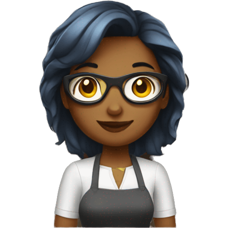 super hero restaurant girl emoji