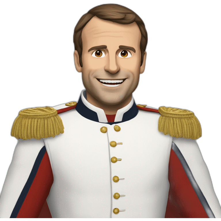 Macron choquer emoji