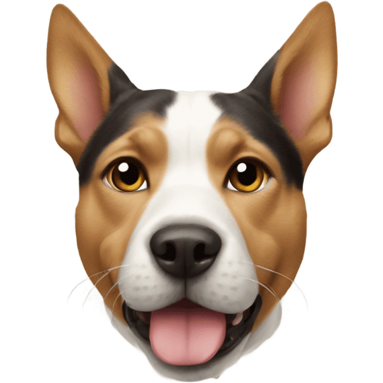 Cat and dog mixed emoji