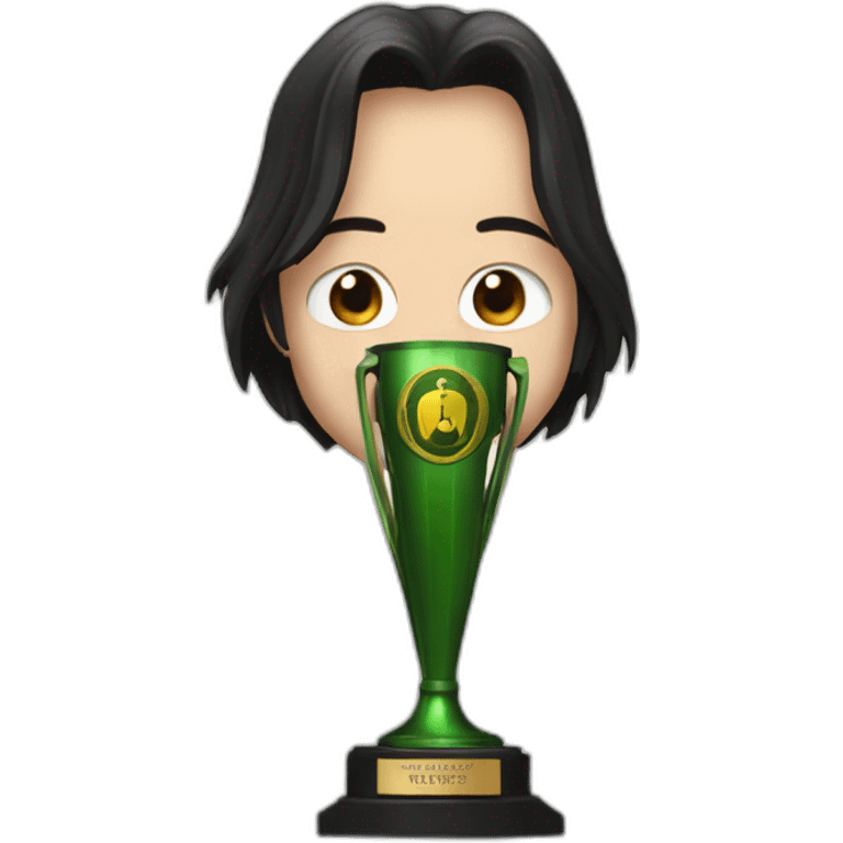 snape holding trophy for "best uncle" emoji