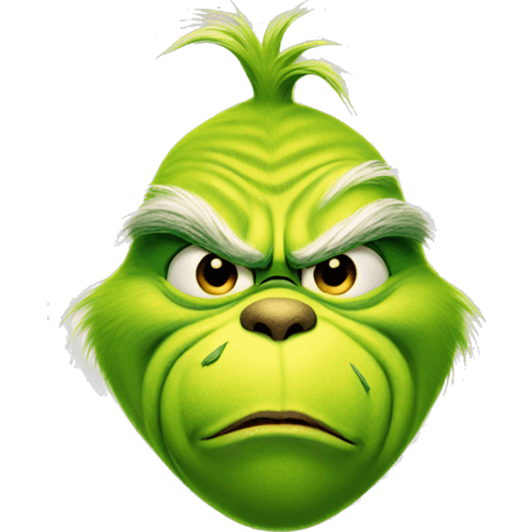 The grinch  emoji