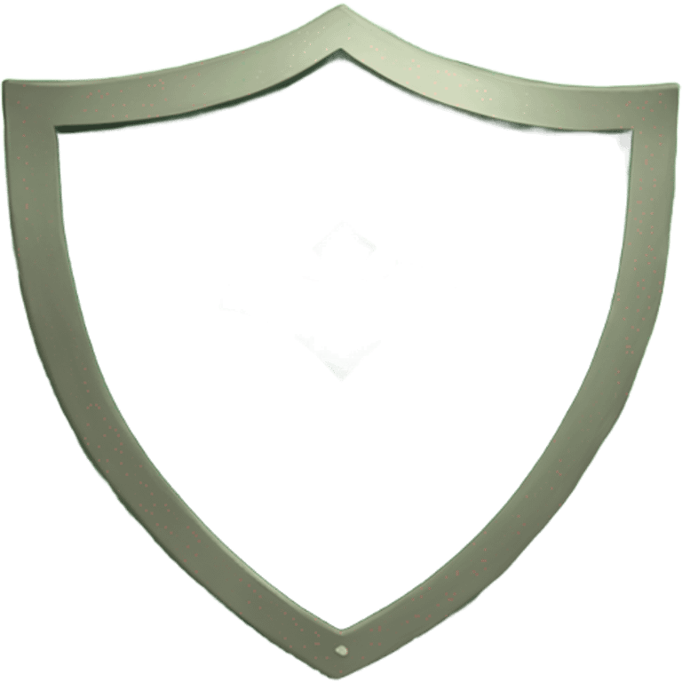 Create an emoji of a green scalloped shield that has check mark in the center emoji