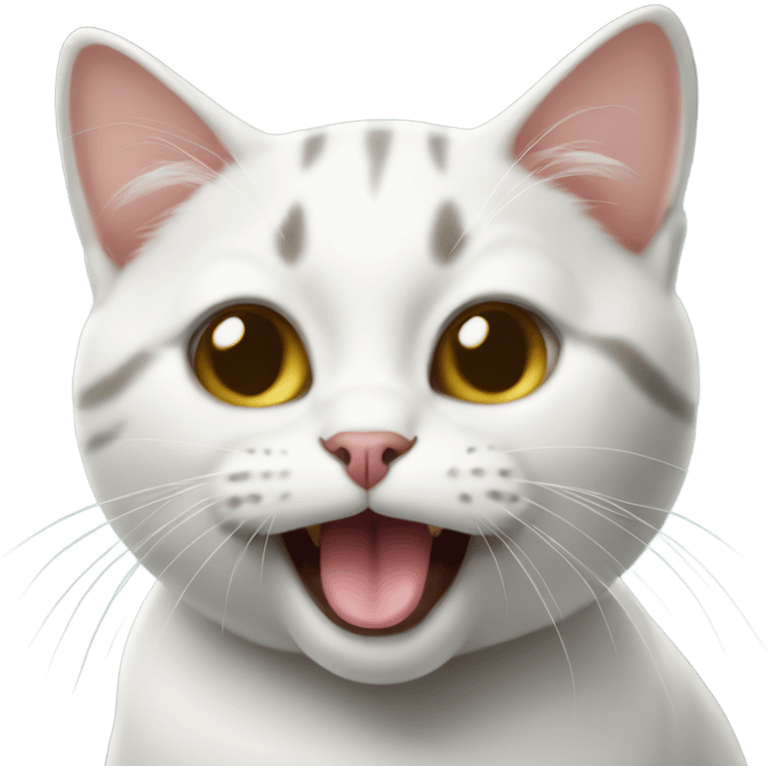 whatsapp cat with its tongue out emoji