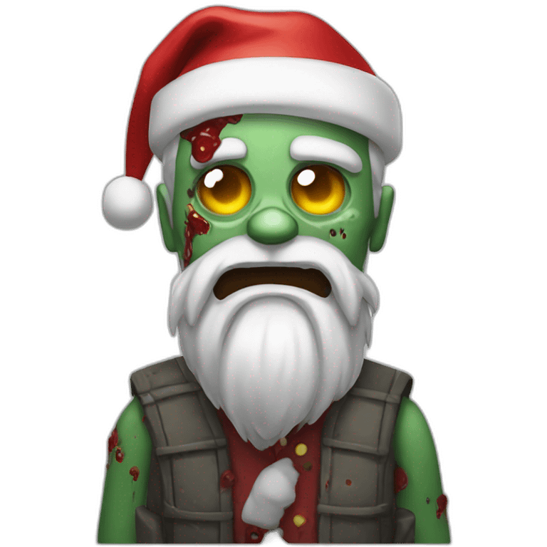 zombie santa emoji