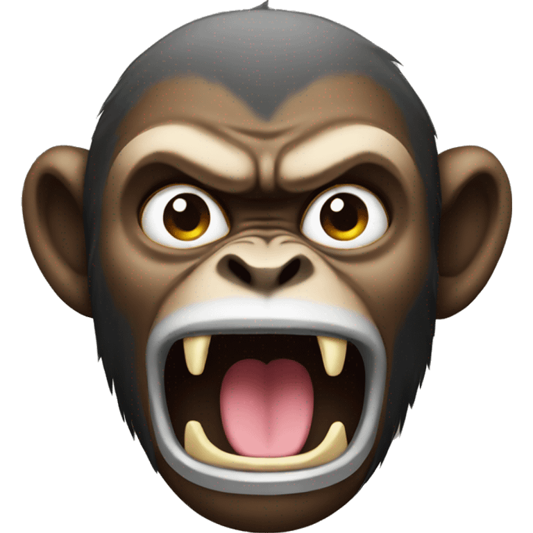 angry monkey emoji emoji