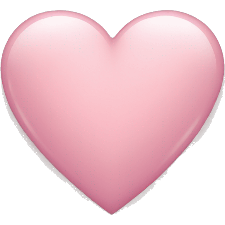 Light pink heart emoji