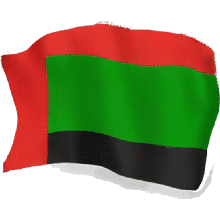 African American heritage flag emoji