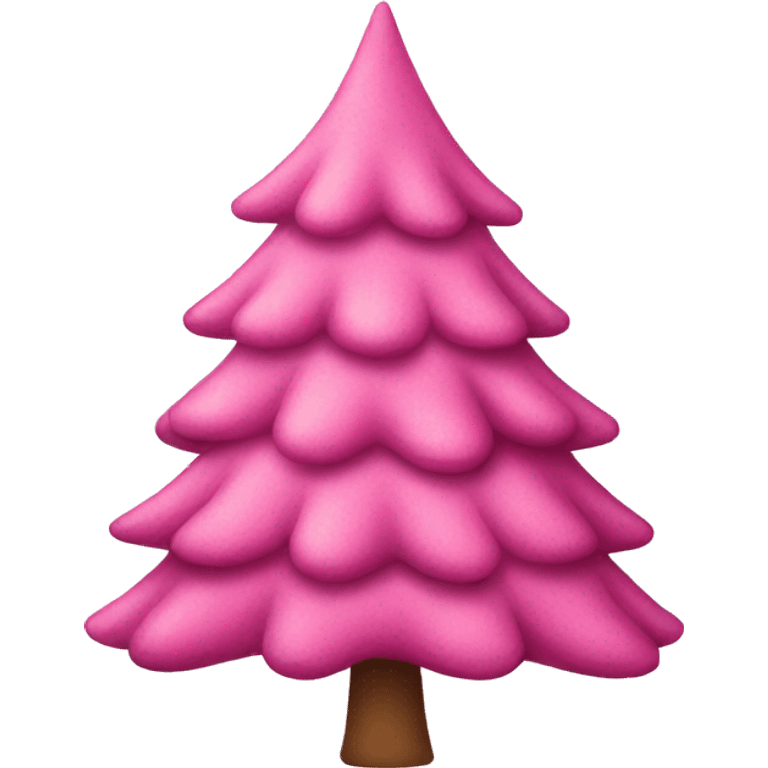 pink christmas tree emoji