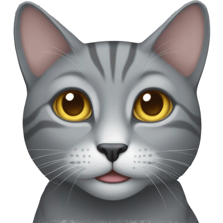 grey cat emoji