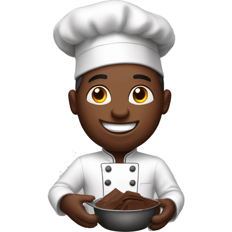 chefmessi cooking chocolate  emoji