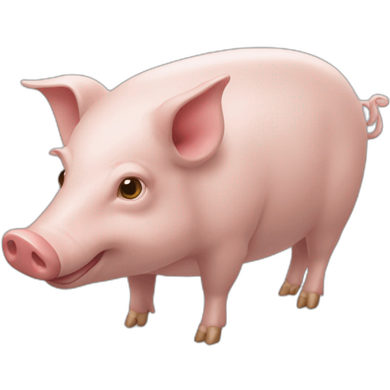 cochon obèse emoji