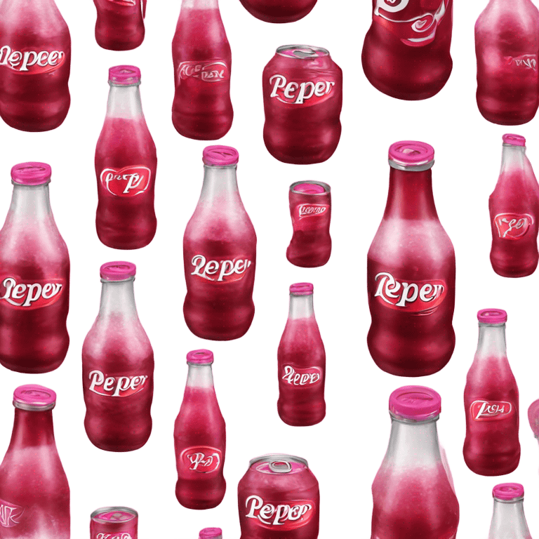 pink dr pepper soda emoji