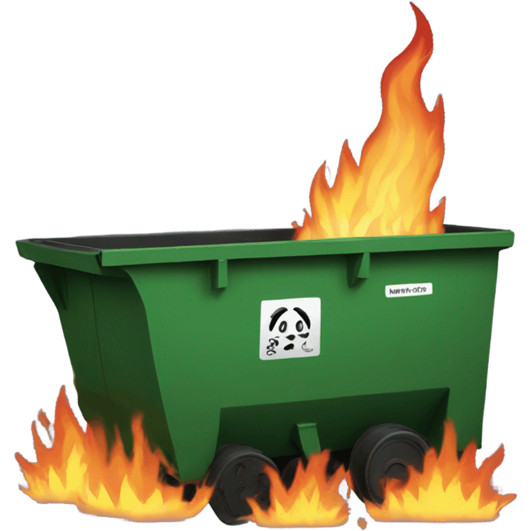 Dumpster fire  emoji