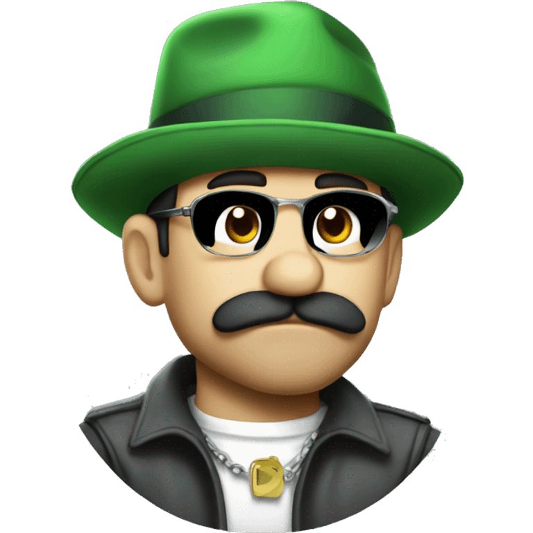 gangsta luigi emoji