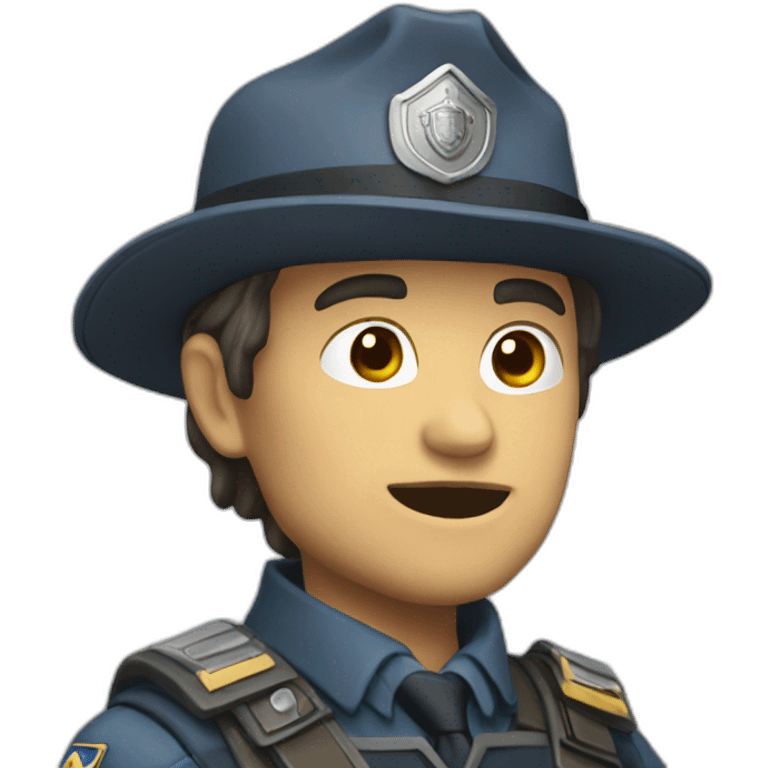 Warden emoji