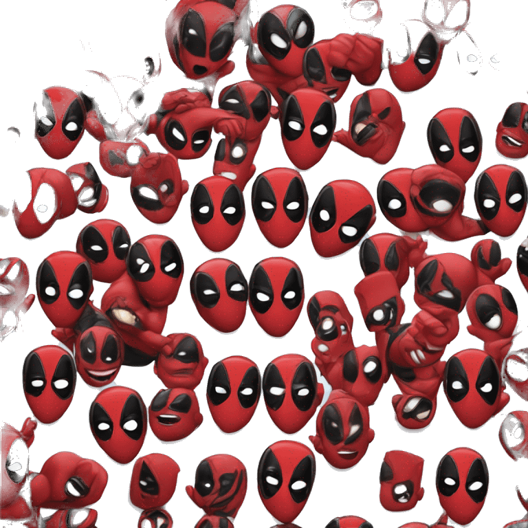 Deadpool wearing a dodgers shirt emoji