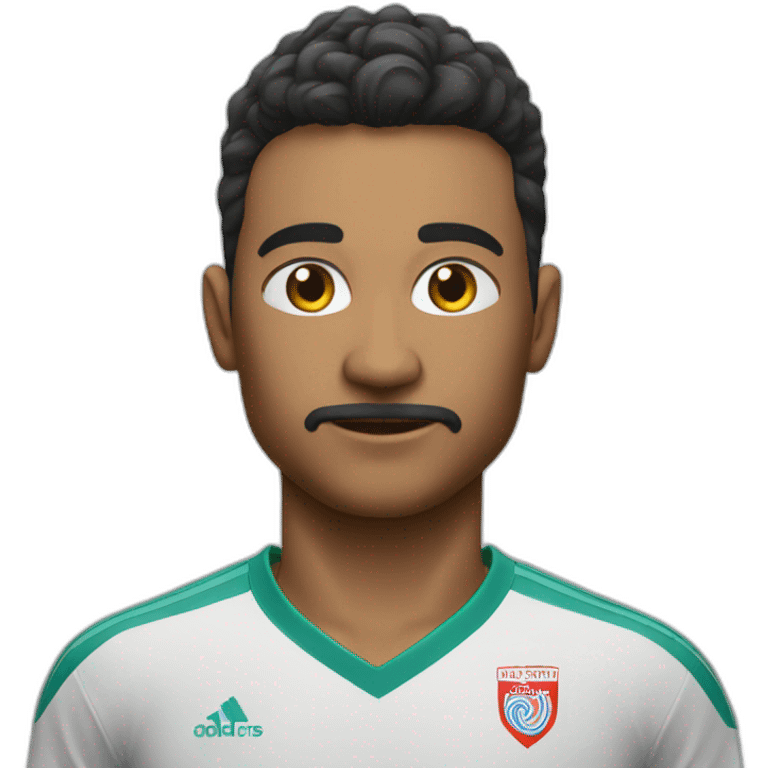 Maillot de foot avec écrit Aidann emoji