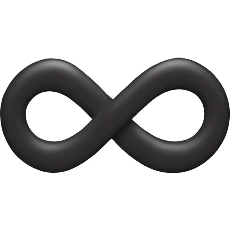 Infinity symbol emoji