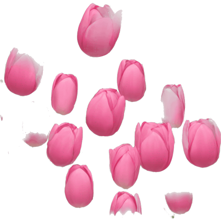 Pink Tulips  emoji