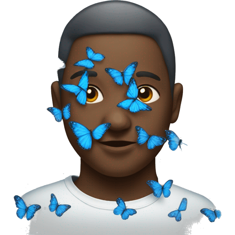 Blue Butterflies emoji