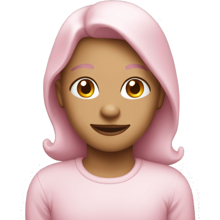 Light pink Christmas  emoji