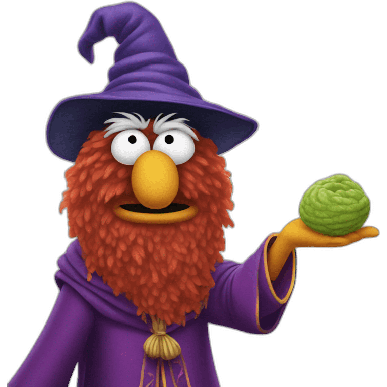 sesame street wizard emoji