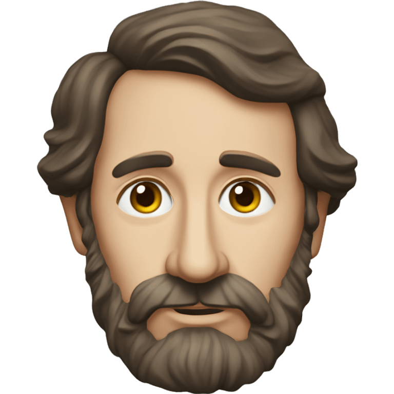 henry david thoreau, portrait by maxham emoji