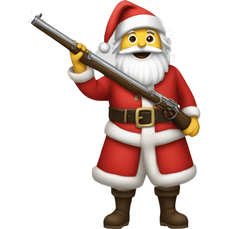 santa with a musket emoji