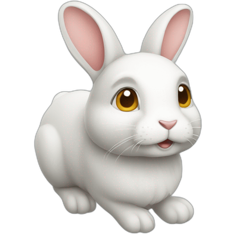 rabbit high angle view emoji