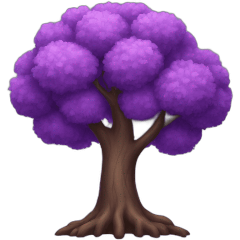 purple tree emoji