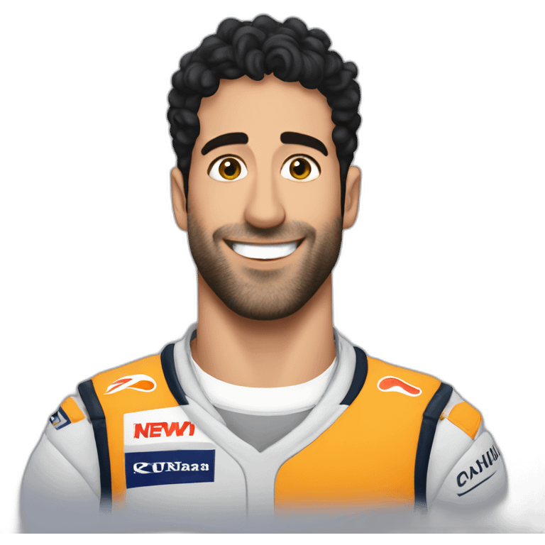 daniel ricciardo falling in love emoji