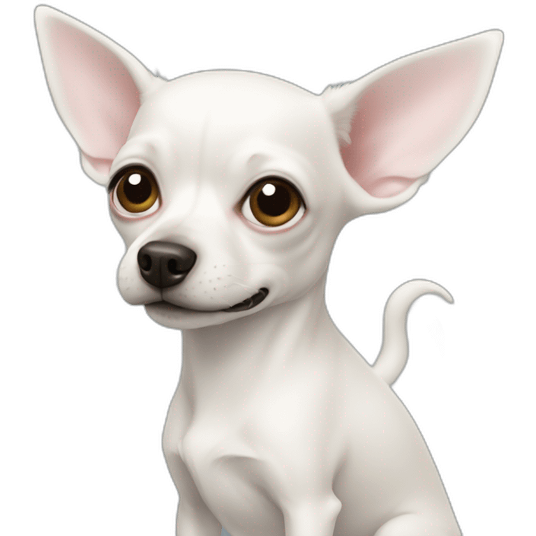 white chihuaha emoji