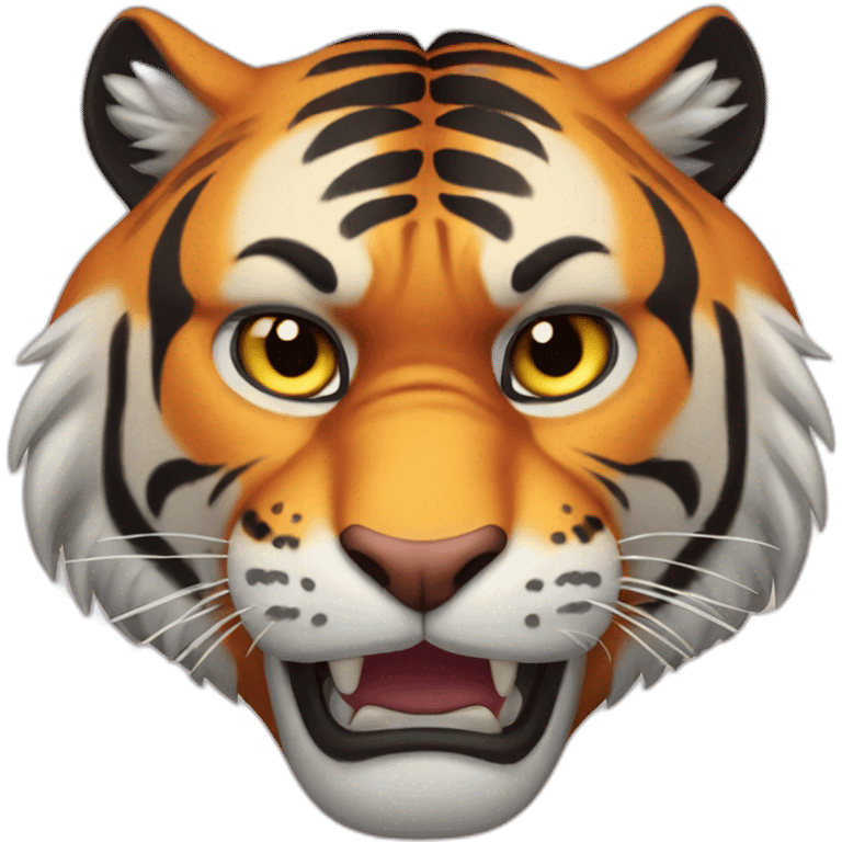 Angry tiger emoji