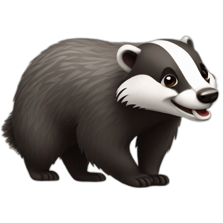 happy badger emoji