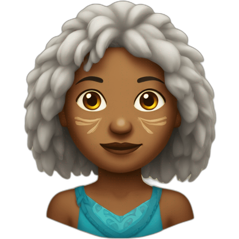 Aborigine woman emoji