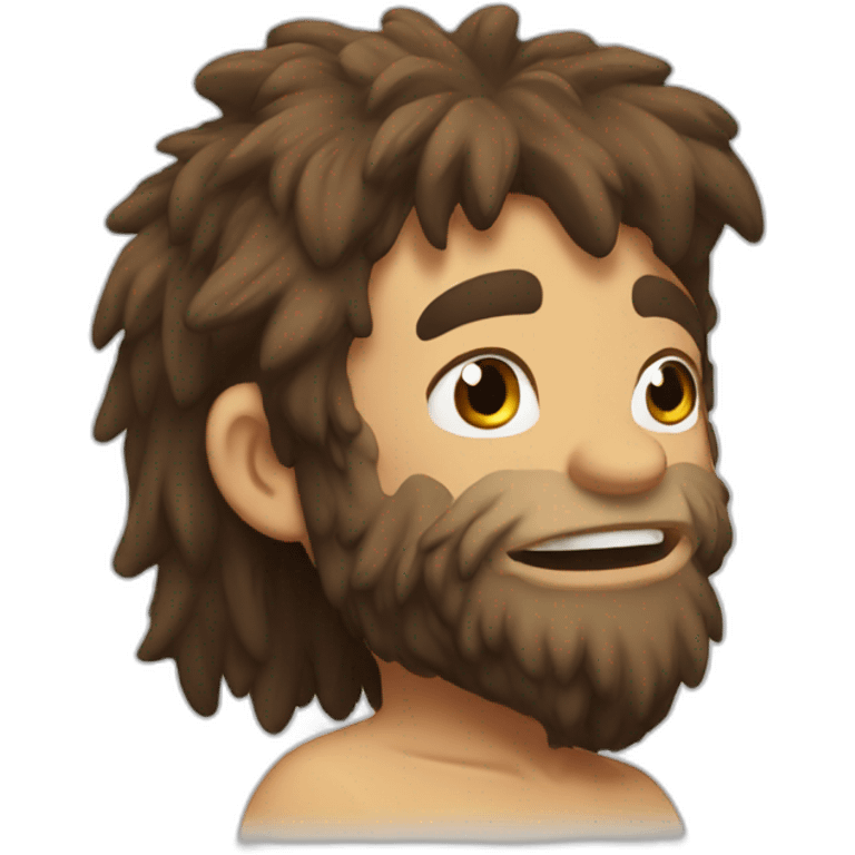 caveman kiss emoji