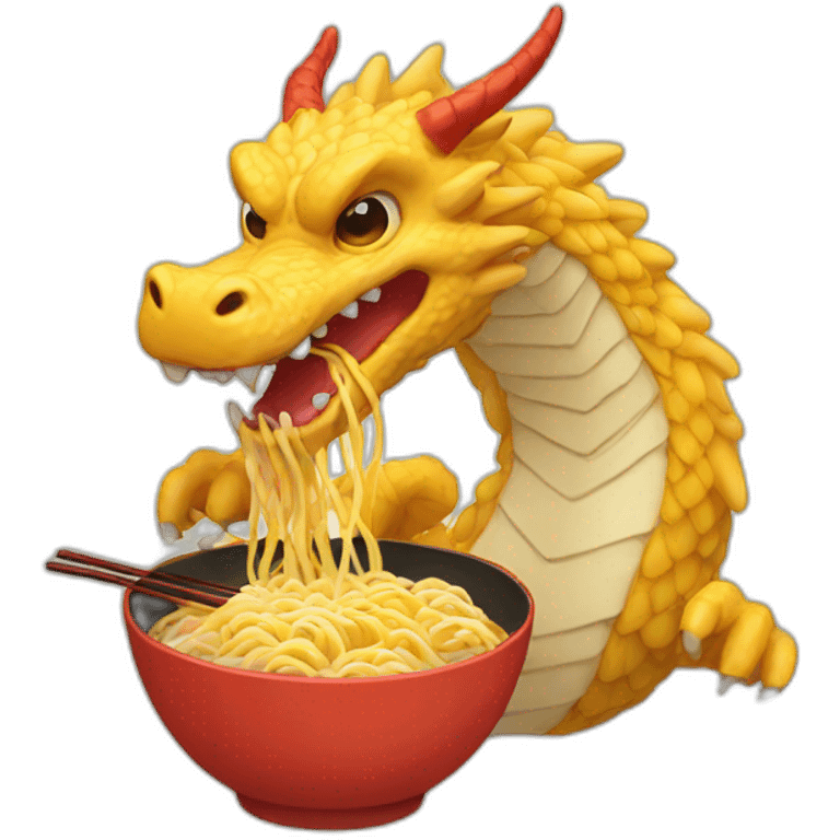 ramen dragon emoji