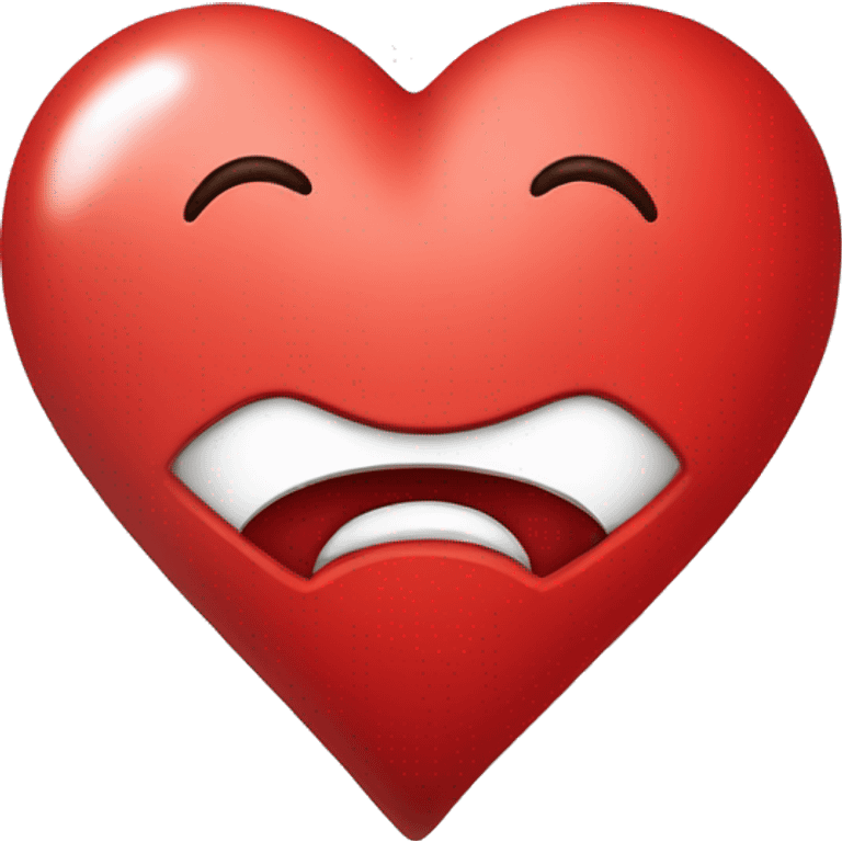 Red heart with teardrop emoji