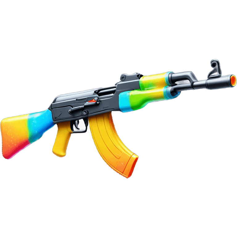 Ak47 watergun  emoji