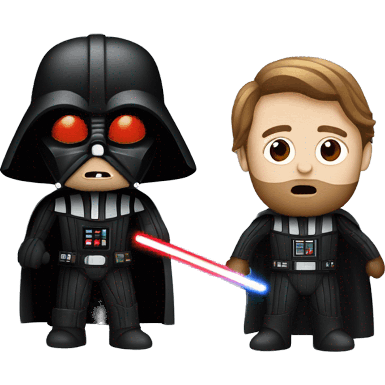 Darth vader vs obi wan emoji