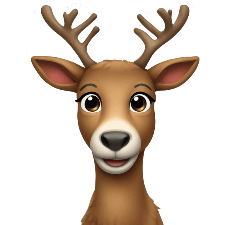 Christmas reindeer  emoji