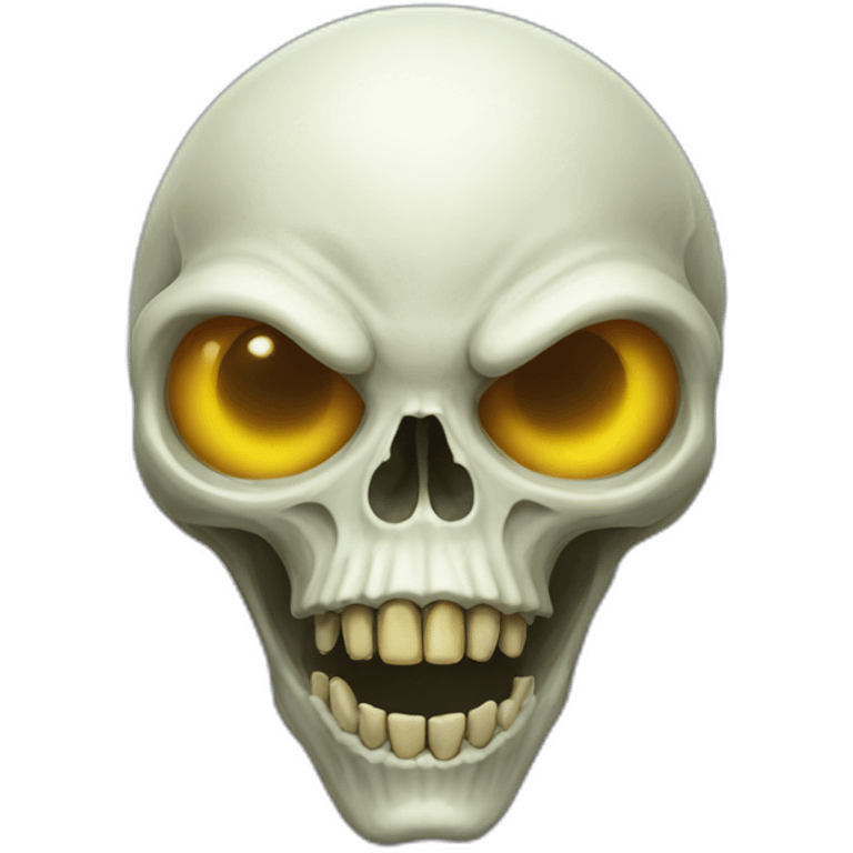 Alien skull emoji