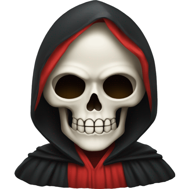 a grim reaper, wearing a red robe emoji