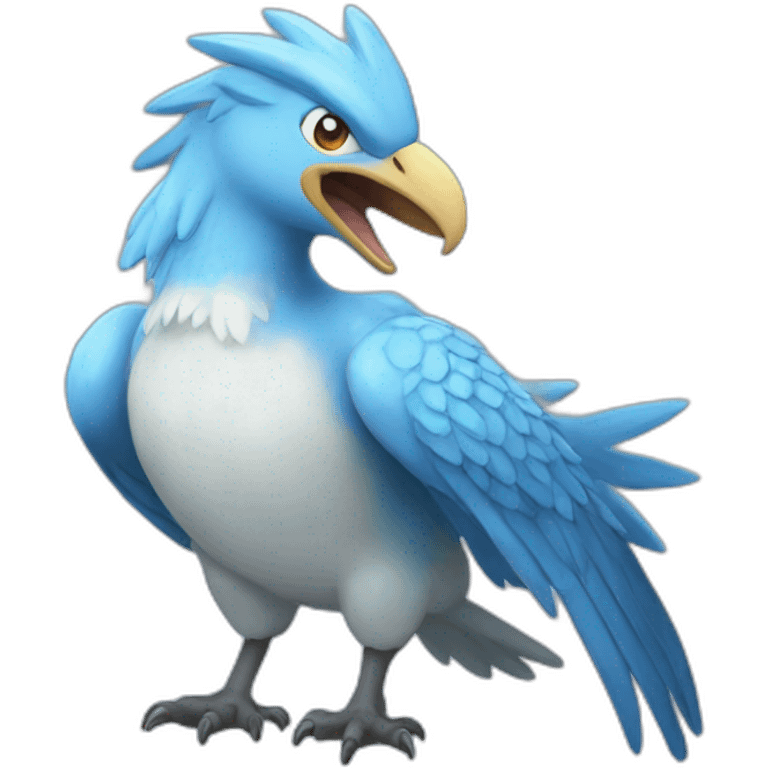 crazy funny Articuno pokemon emoji