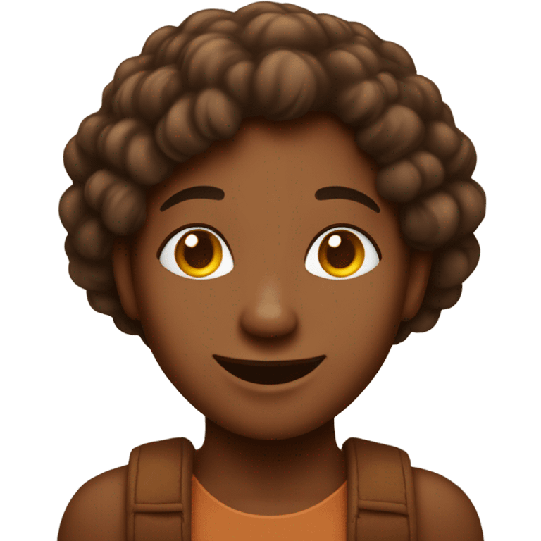 Love with love brown skin emoji