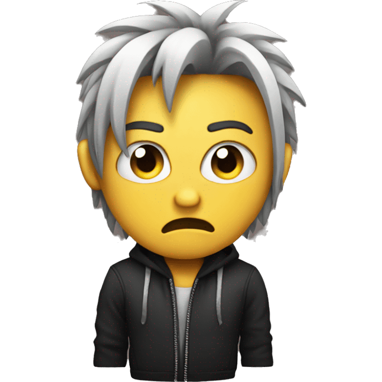 an emo angry emoji emoji