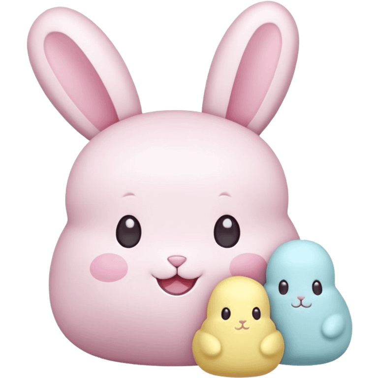  peeps marshmallow easter candy kawaii bunny emoji