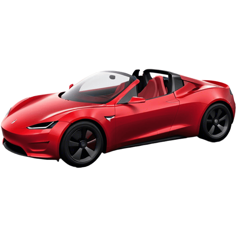 Tesla Roadster - Tesla (Model Year: 2020) (Iconic colour: Dark Red) emoji