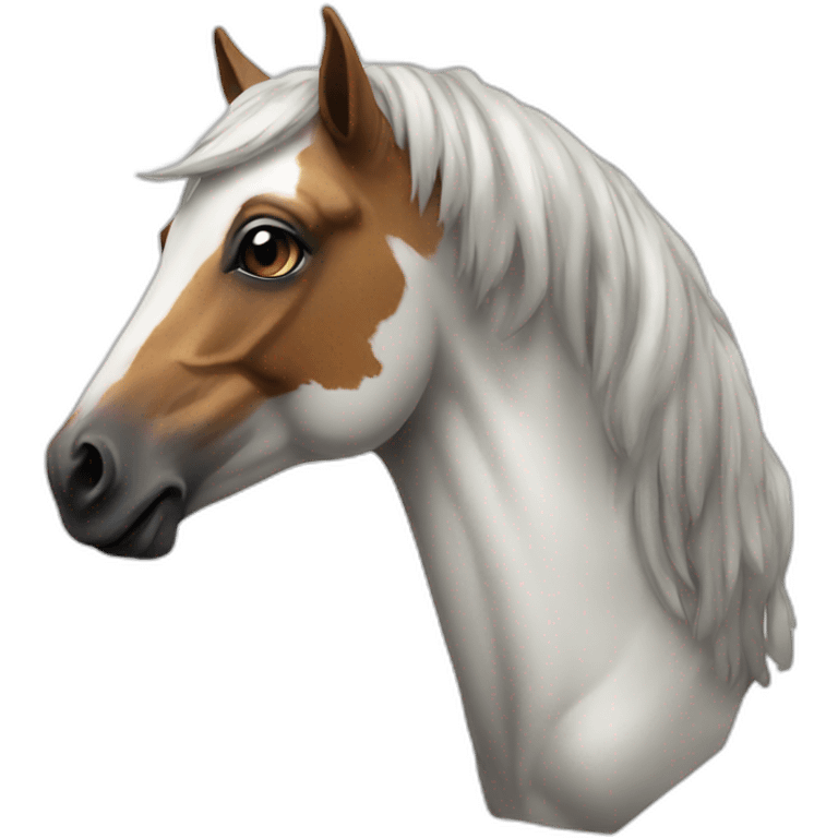 photorealistic space horse emoji