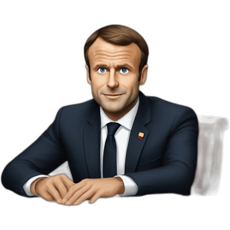 Emmanuel Macron dictateur emoji